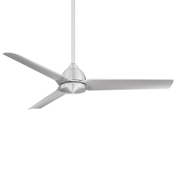 Wac Mocha Indoor and Outdoor 3-Blade Smart Ceiling Fan 54in Brushed Aluminum with Remote Control, 120 V F-001 - main